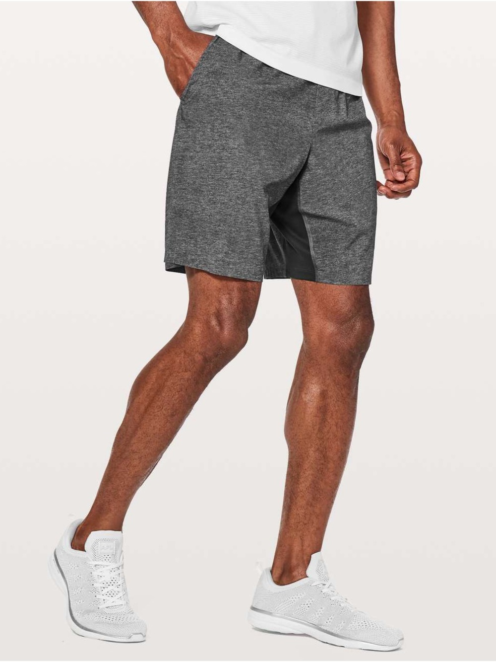 Lululemon T.H.E. Short Linerless 11" Heather Grey Medium